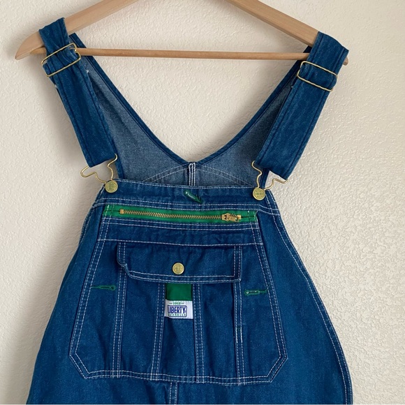 Liberty denim bib overalls 34 x30 - Picture 6 of 9